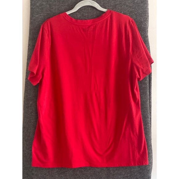 VTG Sesame Street Elmo Graphic Print Pullover Red T Shirt Short Sleeve Women 3X - Picture 6 of 7